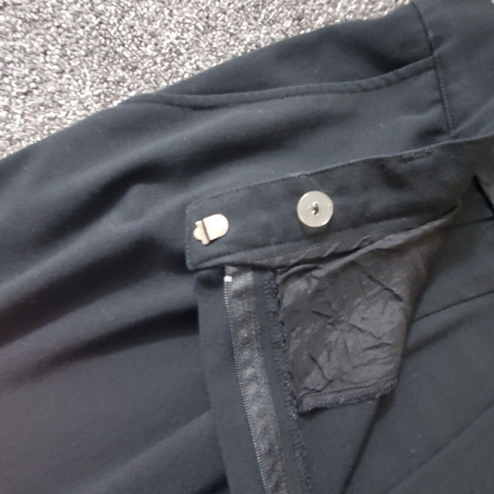 Venezia (Lane Bryant) Dress Pants Women's 22 Black High Rise Straight Pleated - Picture 10 of 11